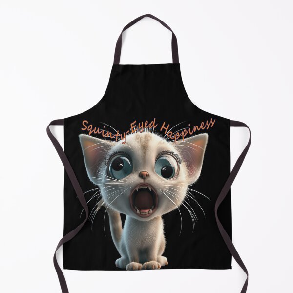 Item preview, Squinty-Eyed Happiness 3 ,is funny cute graphic idea for cat lovers/haters :) designed and sold by TomVtX.