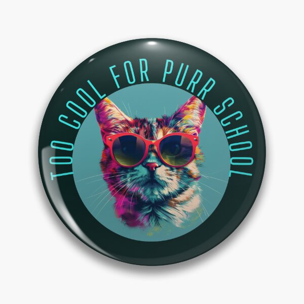 Artikelvorschau, Shaded Kitty: Mehrfarbige Katze entworfen und verkauft von Ace Apparel Attire.