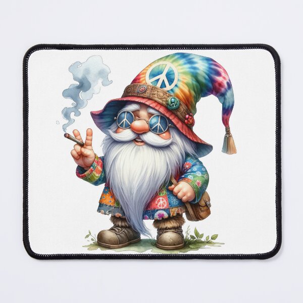 Item preview, Cute Rainbow Hippie Gnome designed and sold by Magnuna.