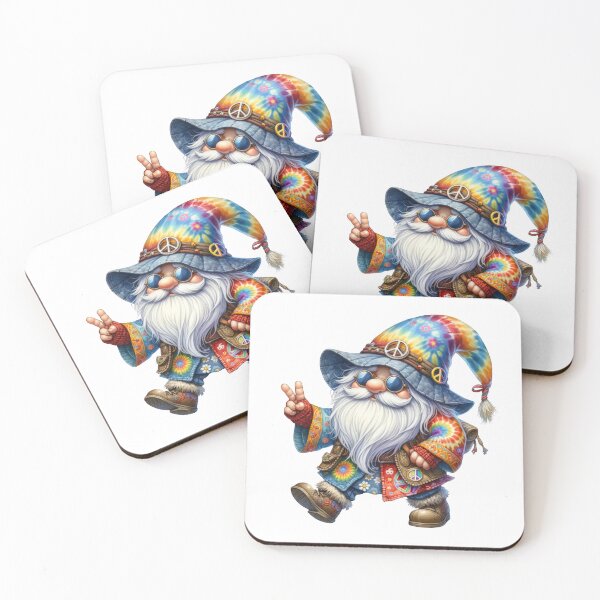 Item preview, Cute Rainbow Hippie Gnome designed and sold by Magnuna.