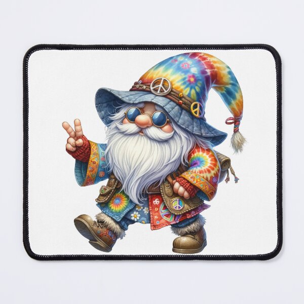 Item preview, Cute Rainbow Hippie Gnome designed and sold by Magnuna.