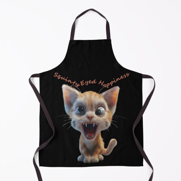 Item preview, Squinty-Eyed Happiness 4 ,is funny cute graphic idea for cat lovers/haters :) designed and sold by TomVtX.