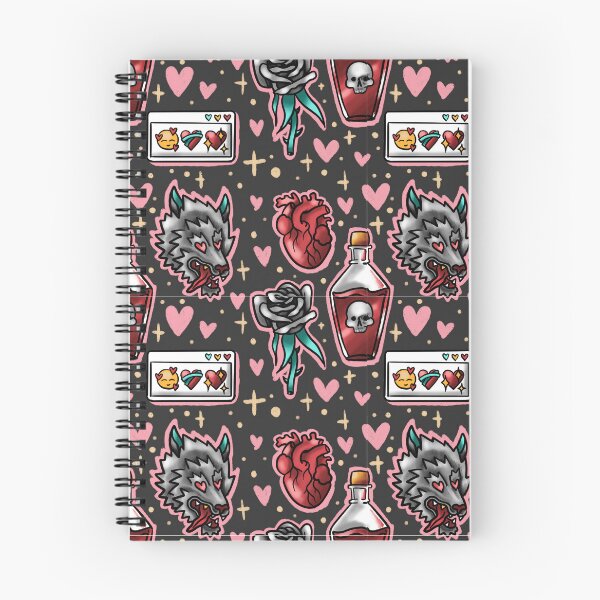 Item preview, Dark Love Pattern designed and sold by Erin-tattoo.
