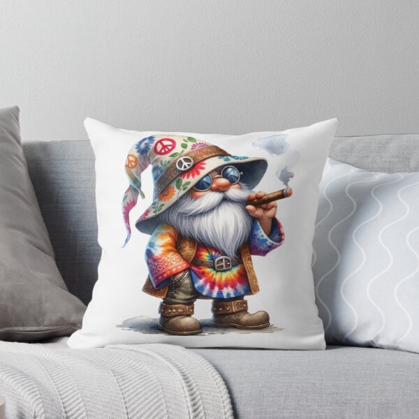 Item preview, Cute Rainbow Hippie Gnome designed and sold by Magnuna.