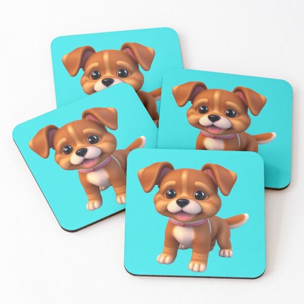 Item preview, Cute 3D Cartoon Dog designed and sold by MartineP77.