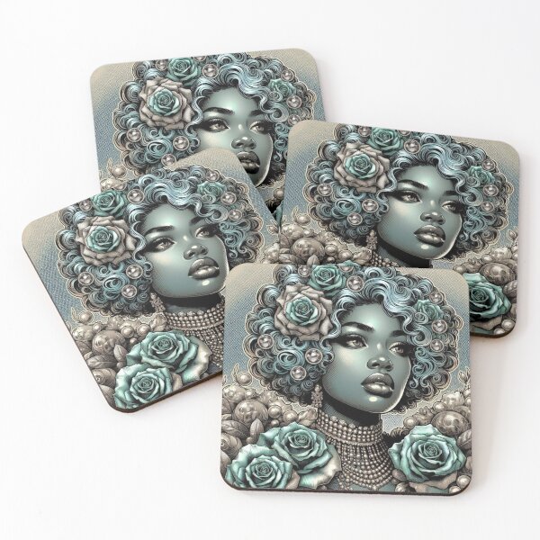 Artikelvorschau, Staubige Aquamarin-Barockdame entworfen und verkauft von DesignsByPrnces.