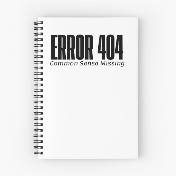 Item preview, ERROR 404: Common Sense Missing designed and sold by ladylalitafanta.