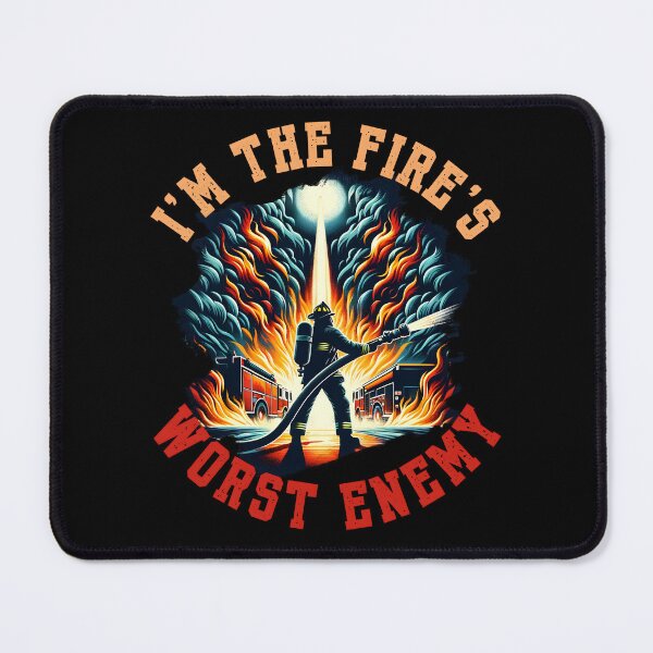Item preview,  Cool funny firefighter design. Fire's Worst Enemy. designed and sold by Unitepeople.
