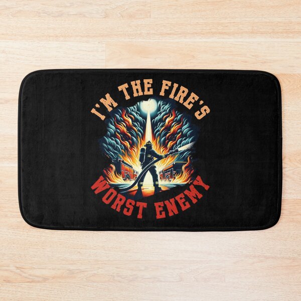 Item preview,  Cool funny firefighter design. Fire's Worst Enemy. designed and sold by Unitepeople.