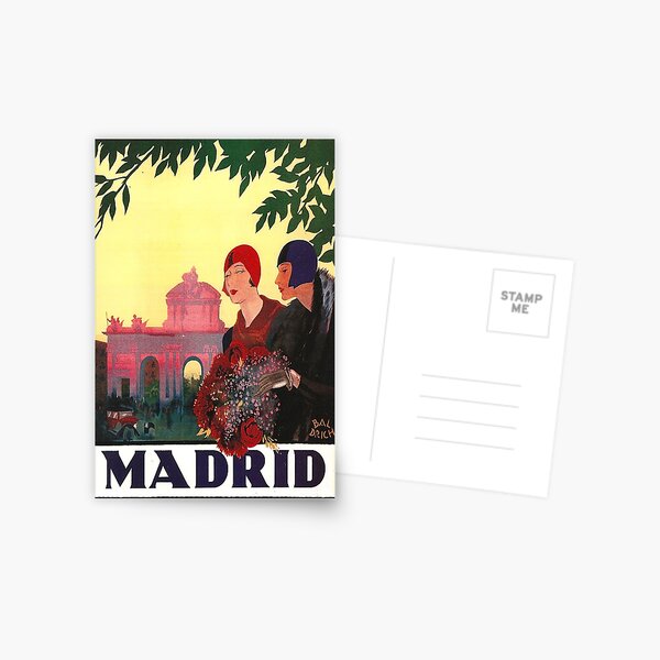 Item preview, Madrid Temporada de Primavera - Vintage Travel Art Poster designed and sold by Martstore.