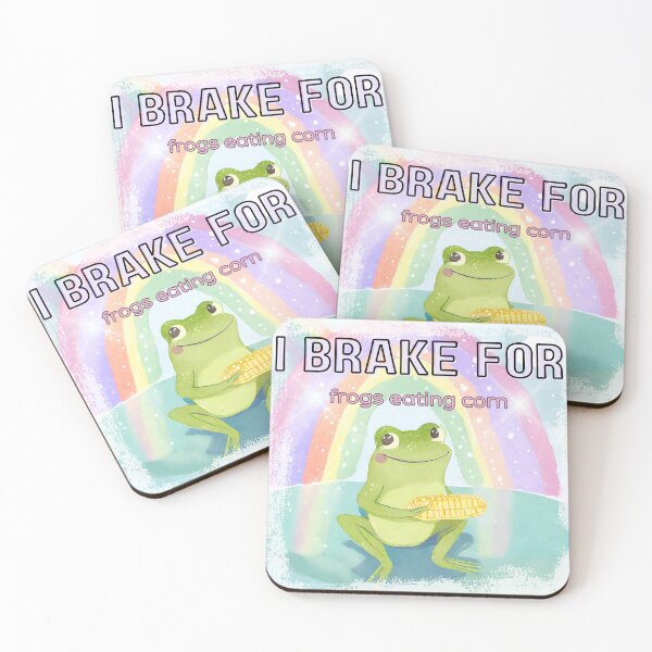 Item preview, I Brake For Frogs Eating Corn designed and sold by Lexi Gibson.