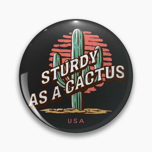 Artikelvorschau, Robust wie ein Kaktus Western Cowboy Vintage entworfen und verkauft von AnalajiaDesigns.