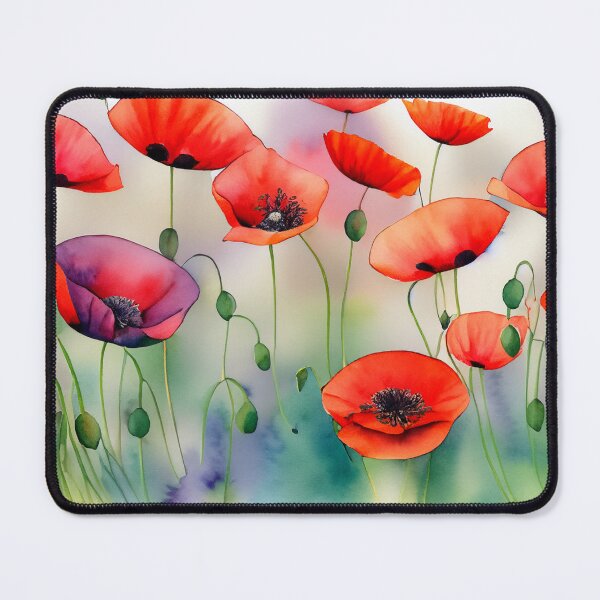 Item preview, Poppies in Bloom - Watercolor designed and sold by LianaCreates.