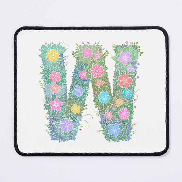 Item preview, Floral Letter "W" WeArePrettierThanFlowers designed and sold by birthflower.