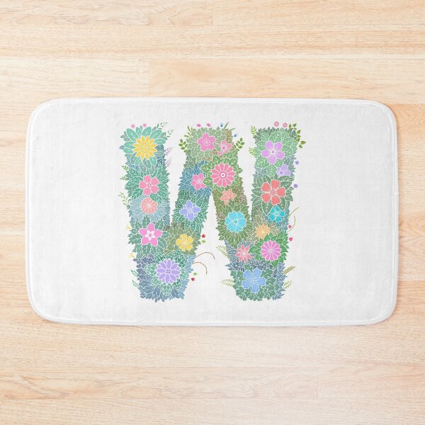 Artikelvorschau, Blumenbuchstabe „W“ WeArePrettierThanFlowers entworfen und verkauft von birthflower.