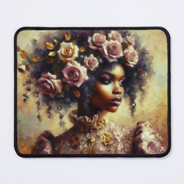 Item preview, Impressionist Dusty Mauve Baroque Lady designed and sold by DesignsByPrnces.