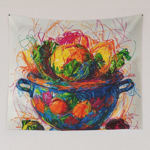Item preview, Abstract South African Artwork - Potjiekos designed and sold by feether-store.