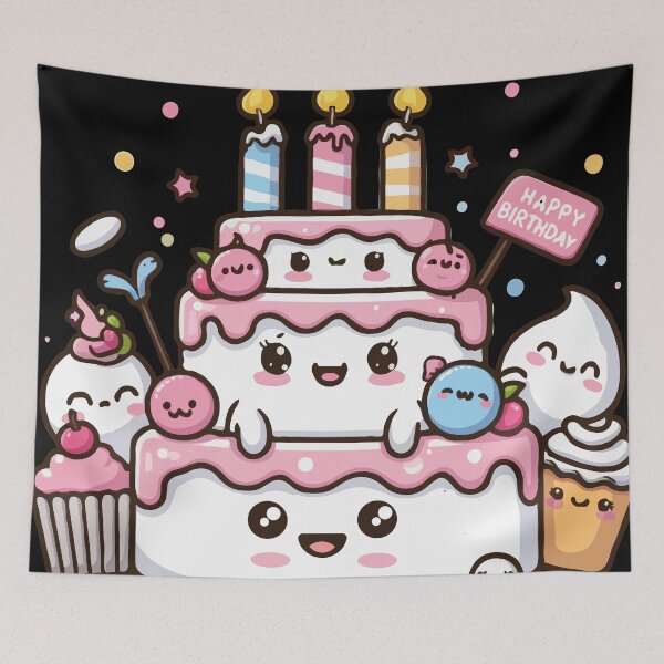 Item preview, kids birthday party cake designed and sold by Patremolne.