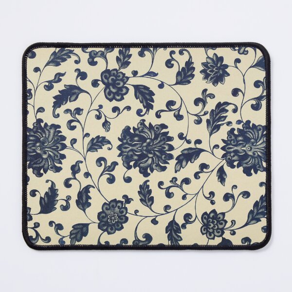 Item preview, Blue flower pattern designed and sold by tinyhousedzns.
