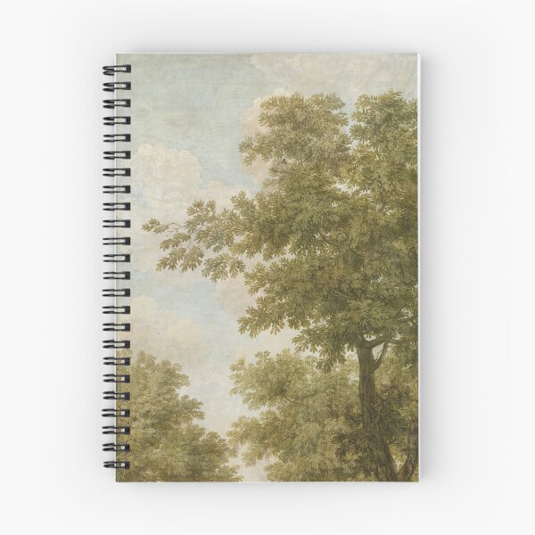 Item preview, French Pastoral Tree Painting with small figures designed and sold by tinyhousedzns.