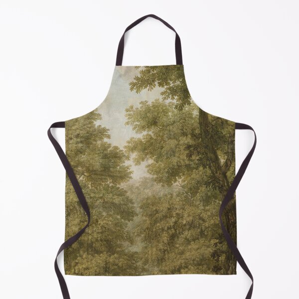 Item preview, French Pastoral Tree Painting with small figures designed and sold by tinyhousedzns.