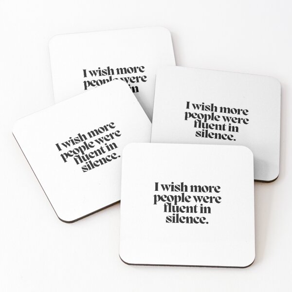 Item preview, I wish more people were fluent in silence.  designed and sold by CharmStudio.