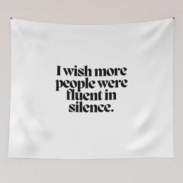 Item preview, I wish more people were fluent in silence.  designed and sold by CharmStudio.