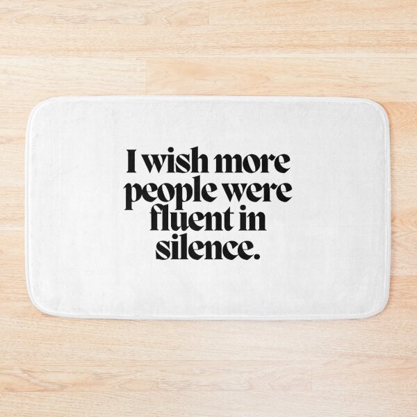 Item preview, I wish more people were fluent in silence.  designed and sold by CharmStudio.