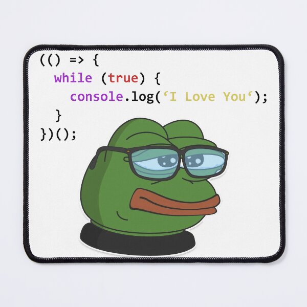 Item preview, Pepe the Frog: I love you forever - JavaScript designed and sold by mr-meme.