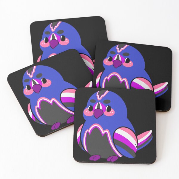 Item preview, Genderfluid Pride Bird designed and sold by JaxNaBox.