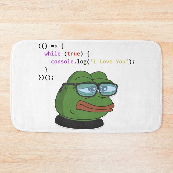 Item preview, Pepe the Frog: I love you forever - JavaScript designed and sold by mr-meme.