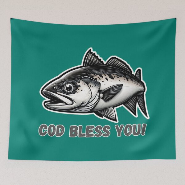 Item preview, Cod bless you! designed and sold by DShirtRepublic.