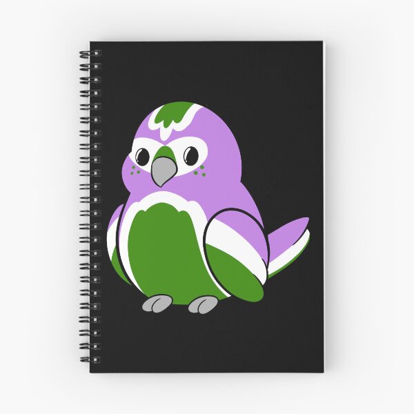 Aperçu de l'œuvre Oiseau de fierté Genderqueer créée et vendue par JaxNaBox.