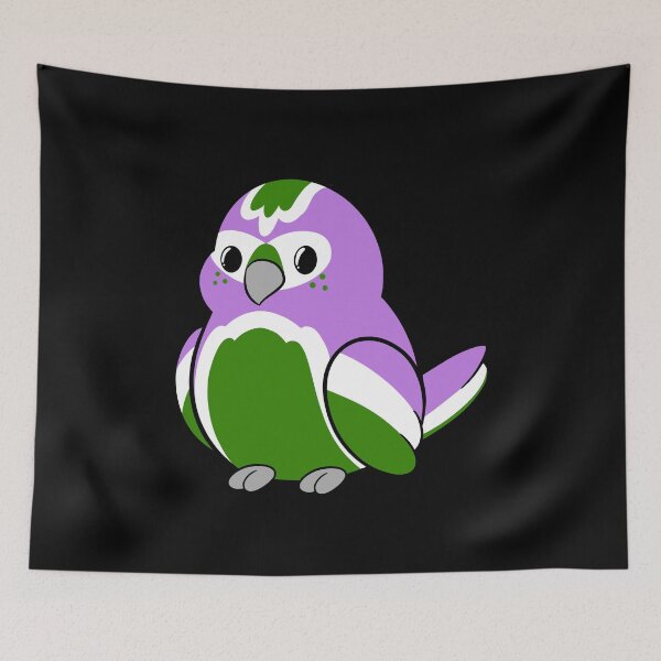 Item preview, Genderqueer Pride Bird designed and sold by JaxNaBox.