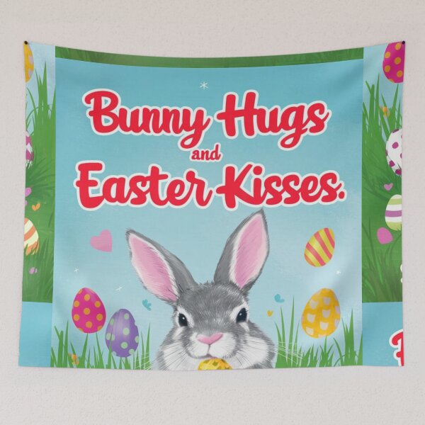 Item preview, Bunny Hugs & Easter Kisses| Christian Holiday Resurrection| Vibrant Symbol of Spring| Joy & Warmth designed and sold by InspiredCreatives.