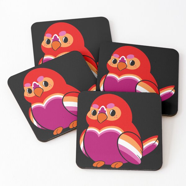 Item preview, Lesbian Pride Bird designed and sold by JaxNaBox.