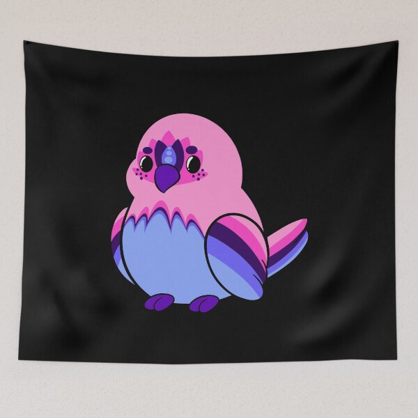 Item preview, Omnisexual Pride Bird designed and sold by JaxNaBox.