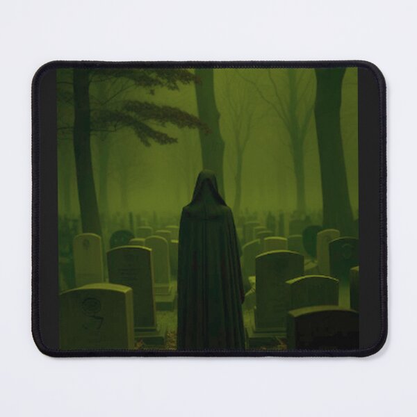 Item preview, Dark Figure Walking In the Cemetary designed and sold by TheDarkWardrobe.