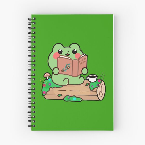 Item preview, Cute frog reading book. designed and sold by designing01Ar3.