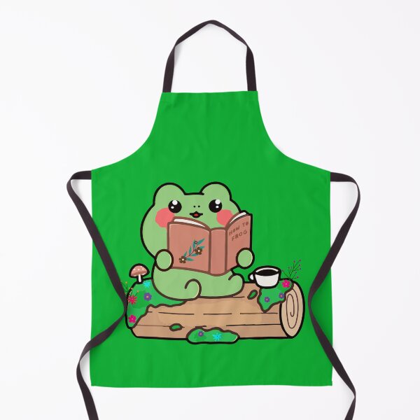 Item preview, Cute frog reading book. designed and sold by designing01Ar3.