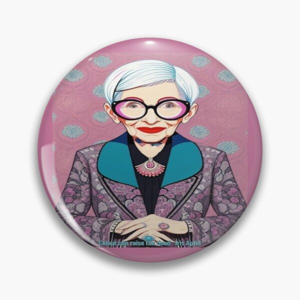 Item preview, Color can raise the dead - Iris Apfel designed and sold by BlackSheeper.