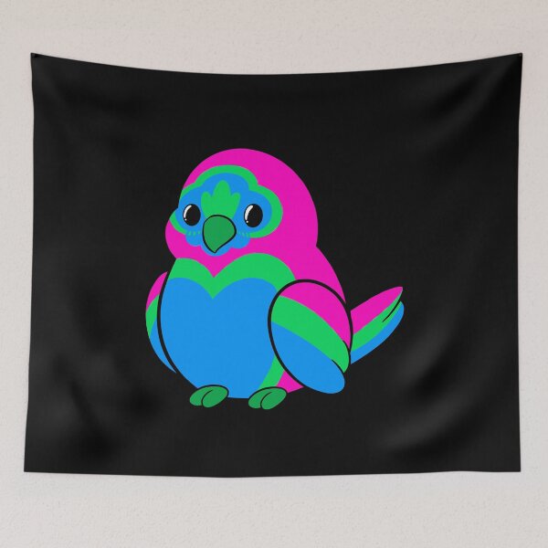 Item preview, Polysexual Pride Bird designed and sold by JaxNaBox.