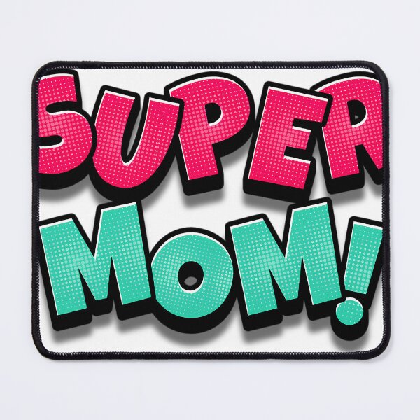 Item preview, Super Mom Speech Bubble fashion design designed and sold by zambalala.