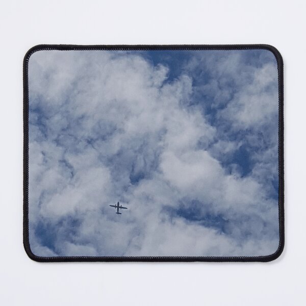 Item preview, Air Plane Below the Cloud and Blue Sky designed and sold by WhiteSoftPetals.