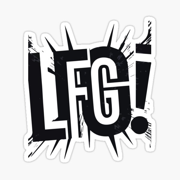 Item preview, LFG! designed and sold by CryptoRocks.