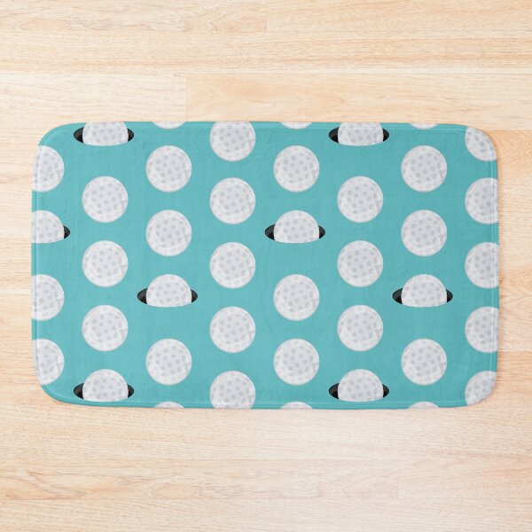 Item preview, Hole In One Golf Balls On Aqua designed and sold by SamAnnDesigns.