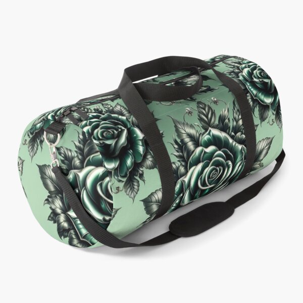 Item preview, Dark Apple Green Damask Roses designed and sold by DesignsByPrnces.