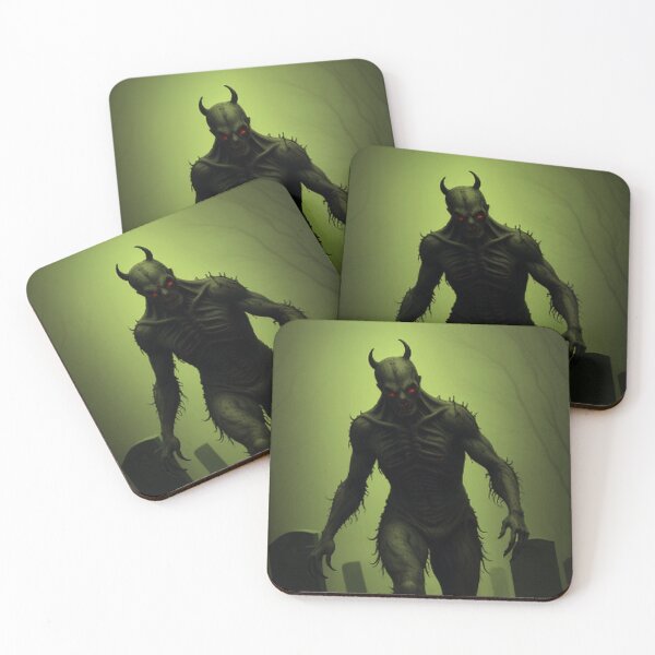 Item preview, Dark Horned Demon Walking In the Cemetary designed and sold by TheDarkWardrobe.