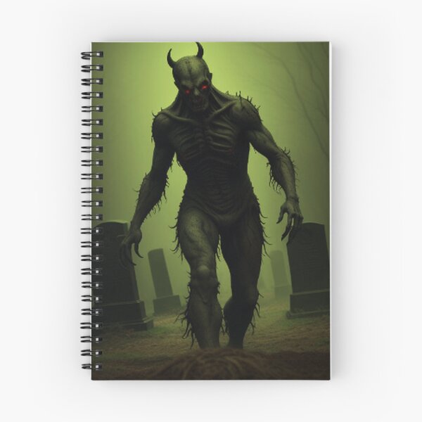 Item preview, Dark Horned Demon Walking In the Cemetary designed and sold by TheDarkWardrobe.