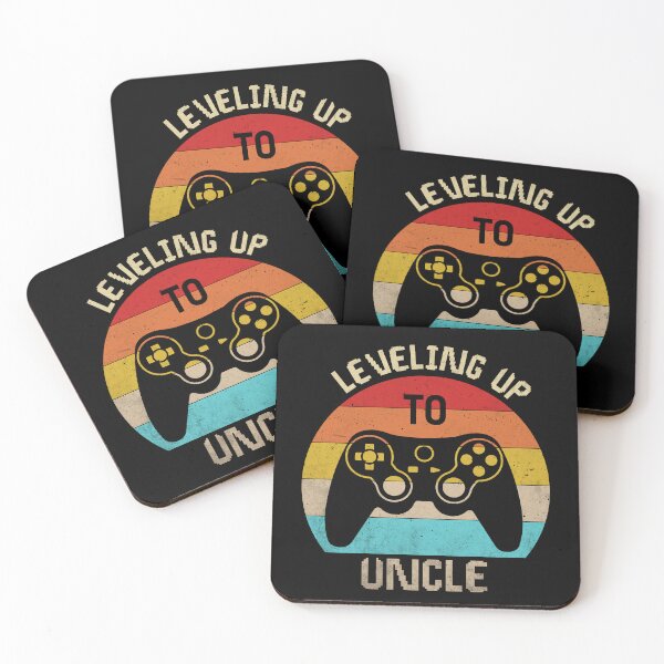 Item preview, Leveling up to Uncle, video gamer soon to be uncle designed and sold by Dapper-Art.